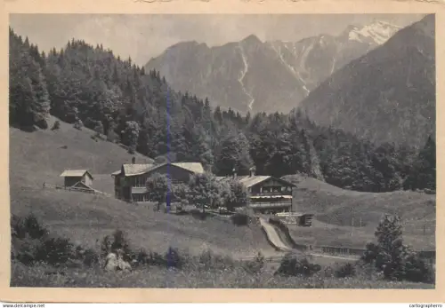 A5842 Germany Schwand Allgauer Alpen mit Nebelhorn mountain scenery