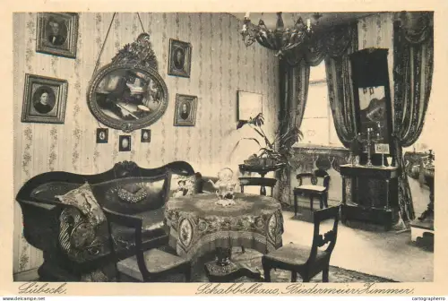 A5842 Germany Lubeck Schabbelhaus Biedermeierzimmer