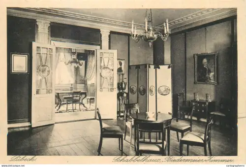A5842 Germany Lubeck Schabbelhaus Biedermeierzimmer