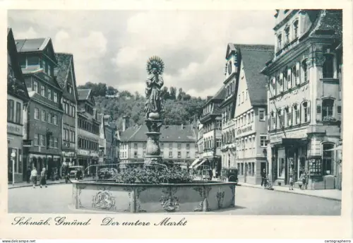 A5842 Germany Schwab Gmund Der untere Markt