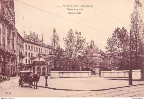 A5842 Germany Wiesbaden Roman Bath