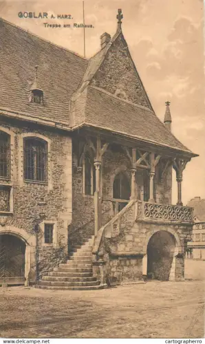 A5842 Germany Goslar Treppe am Rathaus