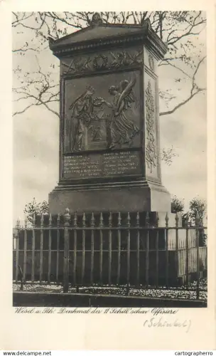 A5841 Germany Wesel Schillsdenkmal