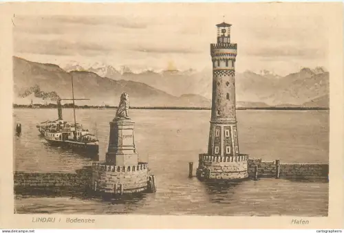 A5841 Germany Lindau im Bodensee Hafen