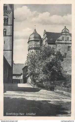 A5841 Germany Quedlinburg Harz Schlosshof
