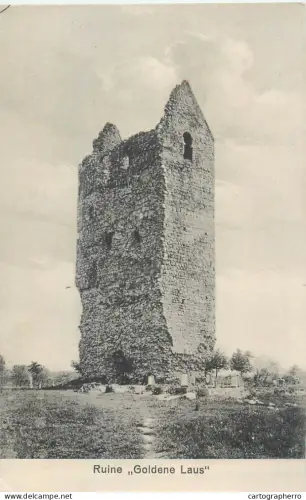 A5841 Germany Grusse aus Bismark Ruine Goldene Laus historical landmark