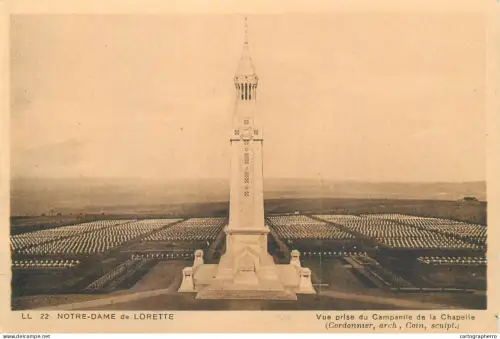 A5840 France Notre Dame de Lorette cemetery monument