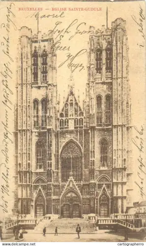A5840 Belgium Bruxelles Eglise St Gudule