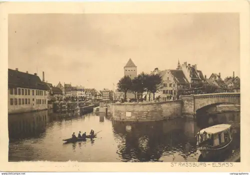 A5840 France Alsace Strasbourg pont couvert