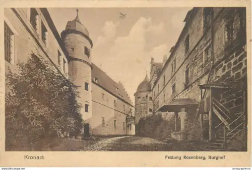 A5840 Germany Kronach Festung Rosenberg Burghof