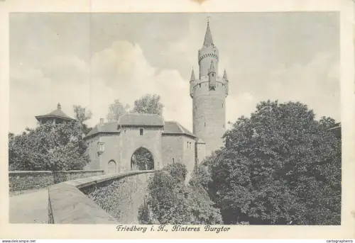 A5840 Germany Friedberg Hintreres Burgtor