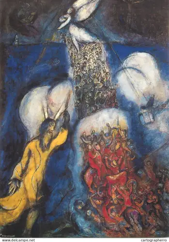 A5429 Fine art MArc Chagall The passage through the Red Sea