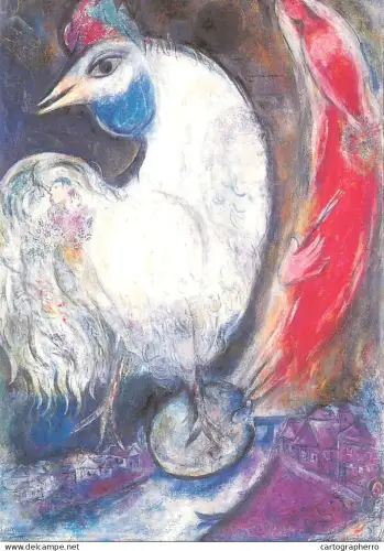 A5429 Fine art Marc Chagall The rooster