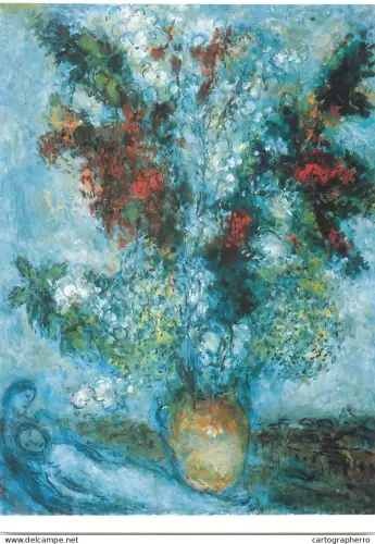 A5429 Fine art Marc Chagall A bouquet of flowers