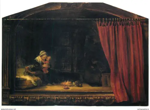 A5429 Fine art REMBRANDT The Holy Family