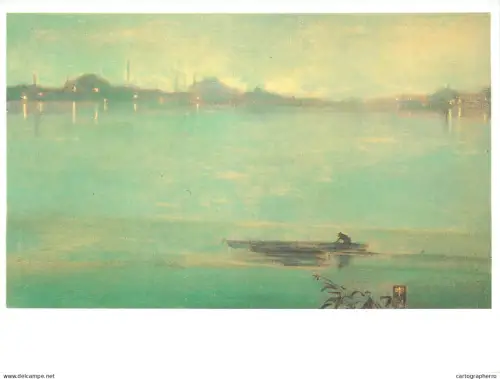A5429 Fine art James Abbott McNeil Whistler Thames Nocturne