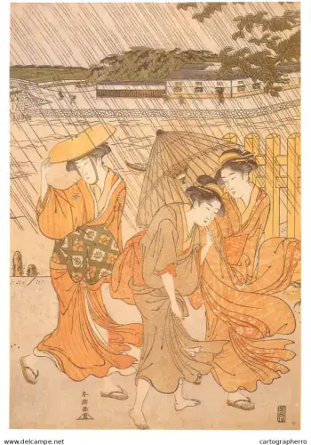 A5428 Fine art Susuki Harunobu Three women