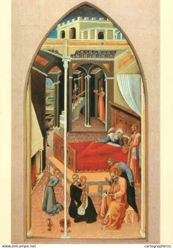 A5428 Fine art Giovanni di Paolo Birth of John the Baptist