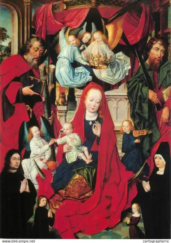 A5428 Fine art Derick Baegert Mary and Child
