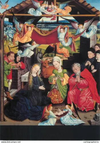 A5428 Fine art Derick Baegert Adorationn of the Child