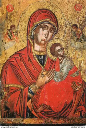A5427 Religious fine art postcard Theotokos of the Passion