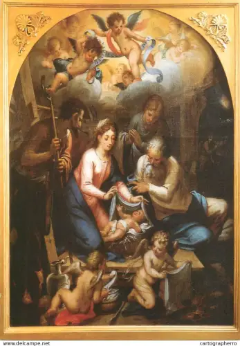A5427 Religious fine art postcard The adoration of Magi Sir Peter Paul Rubens