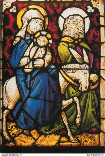 A5427 Religious fine art postcard Get up, take the child and its mother and flee to Egypt