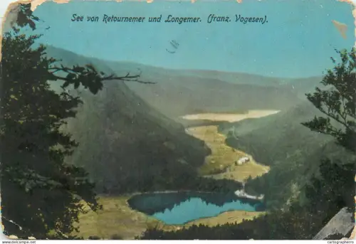 A5839 France Retournemer & Longmer (Vosges) picturesque scenery general view