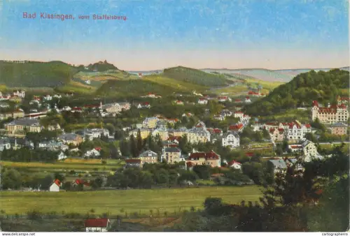 A5838 Germany Bad Kissingen vom Staffelsberg panorama