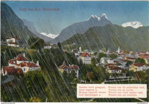 A5838 Germany Gruss aus Bad Reichenhall panorama