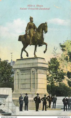 A5838 Germany Koln am Rhein Kaiser Friedrich Denkmal