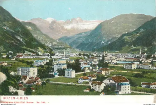 A5838 Italy Bozen Gries panorama