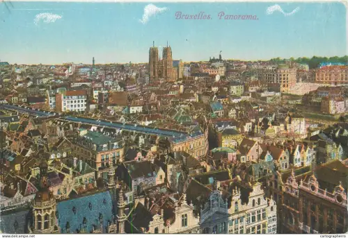 A5838 Belgium Bruxelles panorama