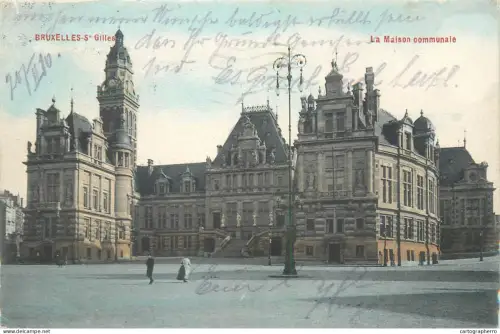 A5838 Belgium Bruxelles Gilles La Maison Communale