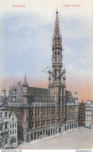A5838 Belgium Bruxelles Hotel de Ville