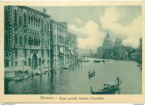A5837 Italy Canal Grande Palazzo Franchetti