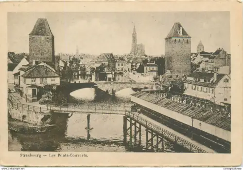 A5837 France Strasbourg Les Pont Couverts