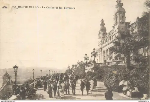 A5837 Monaco Monte Carlo Le Casino et les Terrasses