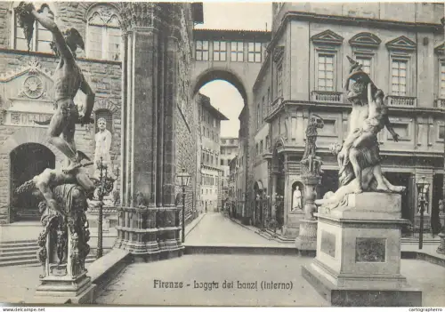 A5837 Italy Firenze Loggia dei banzi - interno