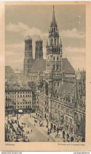 A5837 Germany Munchen Rathaus mit Frauenkirche