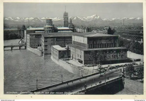 A5837 Germany Munchen Deutsche Museum mit neuen Studiengebauden