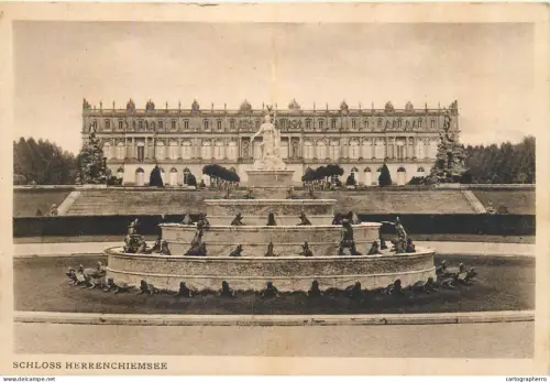 A5837 Germany Konigliche Schloss Herrenchiemsee Brunnen