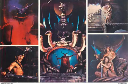 A6214 Universal Studios Adventures of Conan postcard