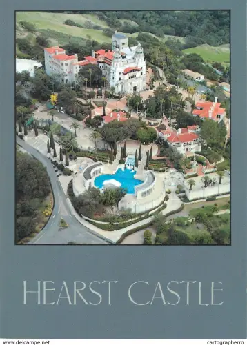 A6214 Hearst Castle aerial view San Simeon