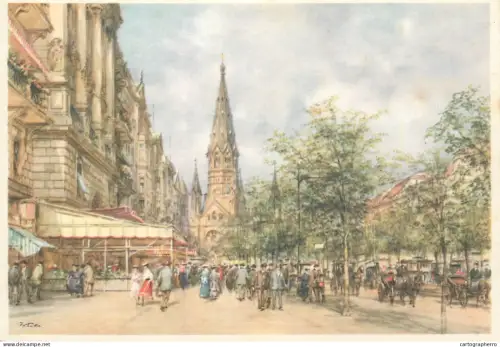 A6213 Berlin aquarell von Wolfgang Tritt