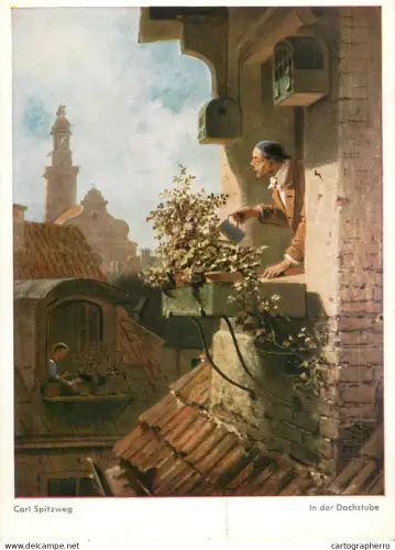 A6213 Carl Spitzweg - In der Dachstube
