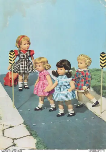A6213 Dolls postcard