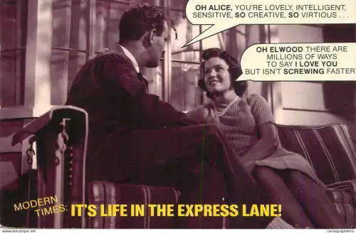 A6211 Modern Times it`s life in the Express lane PostModerns
