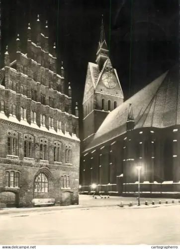 A6211 Hannover Marktkirche bei Nacht