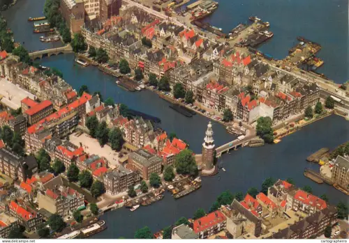 A5757 Netherland Amsterdam Motelbann Tower and surrounding